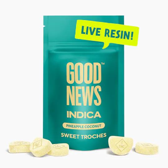 Good News - Good News | Pineapple Coconut Troches | 100mg | 10ct | 10mg/ea - 1