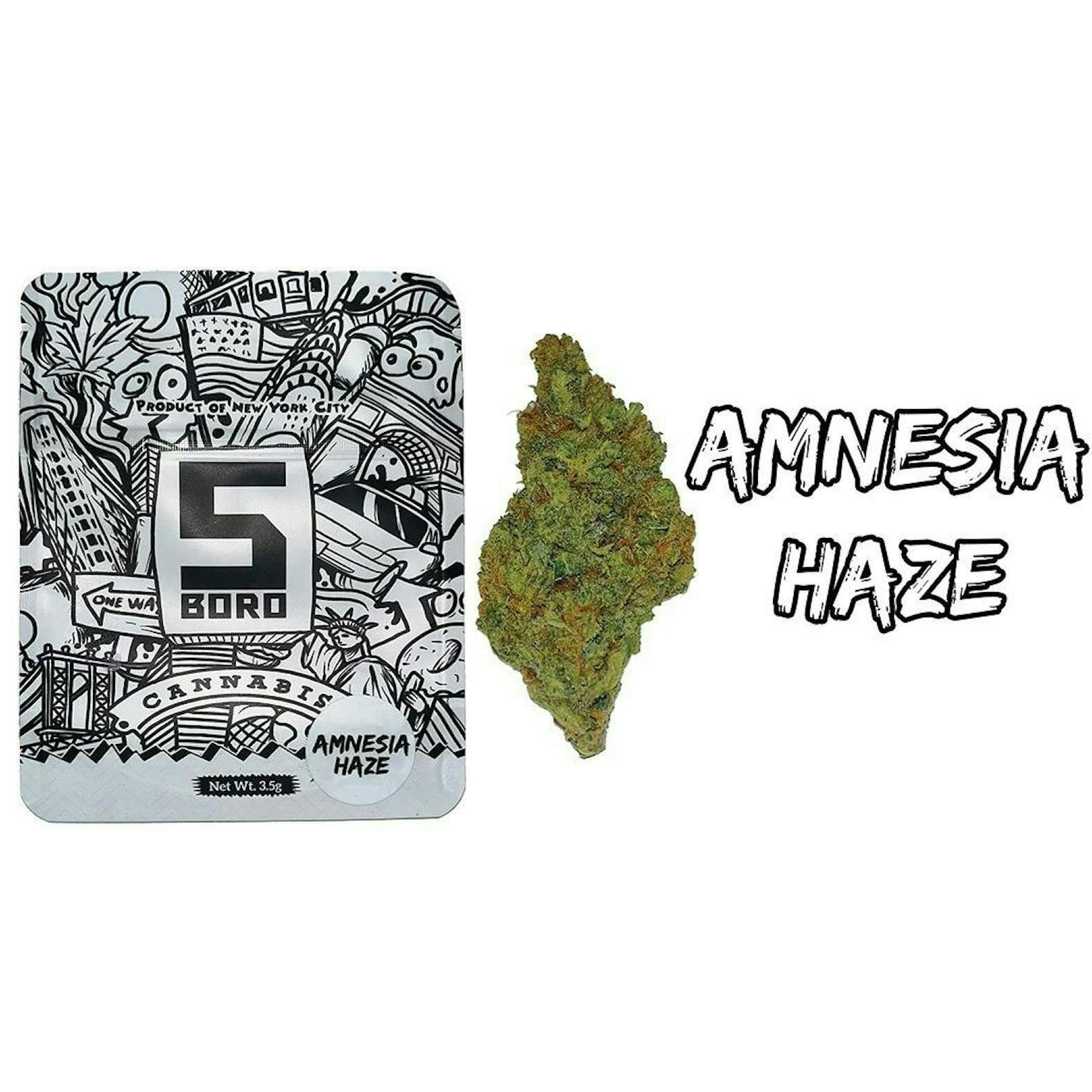 5Boro Cannabis - Amnesia Haze – Flower – 0.7g - 1