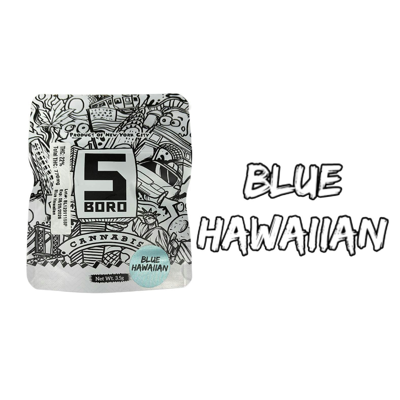 5Boro Cannabis - Blue Hawaiian – Flower – 3.5g - 1