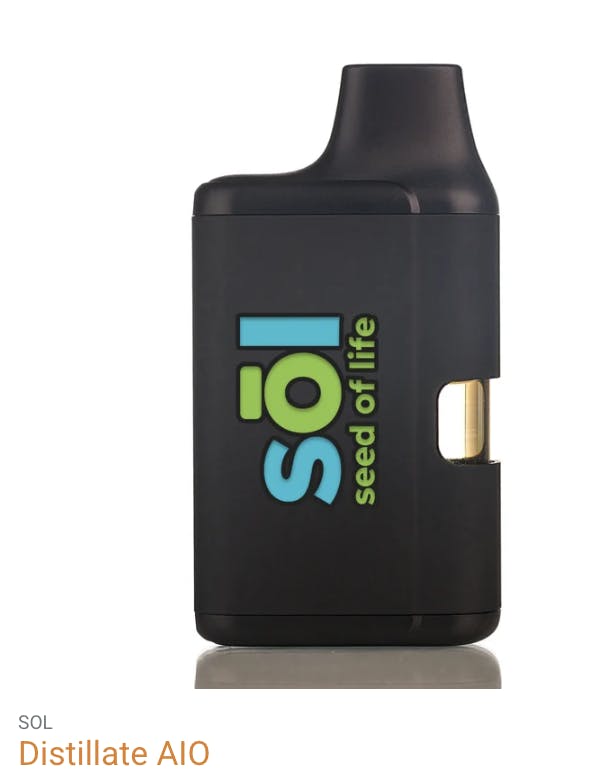 Seed of Life Labs - Seed of Life Labs - Baja Blast Distillate AIO Vape Disposable 1g - 1