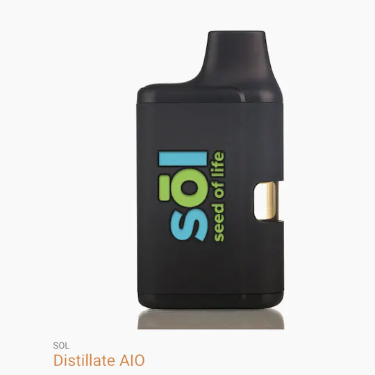 Seed of Life Labs - Seed of Life Labs - Baja Blast Distillate AIO Vape Disposable 1g - 1