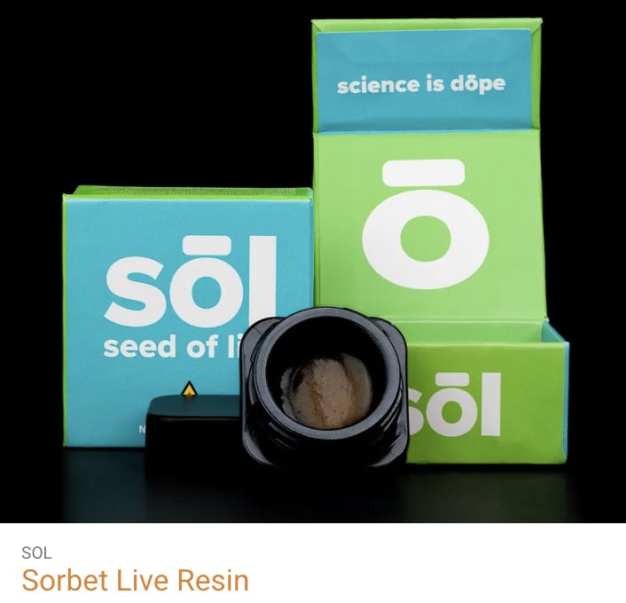 Seed of Life Labs - Seed of Life Labs - Sorbet Live Resin Concentrate 1g - 1