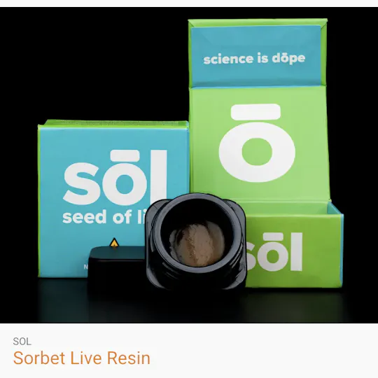 Seed of Life Labs - Seed of Life Labs - Sorbet Live Resin Concentrate 1g - 1
