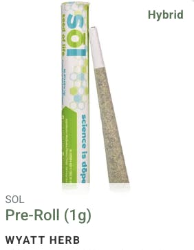 Seed of Life Labs - Seed of Life Labs - Wyatt Herb Pre-Roll 1g - 1