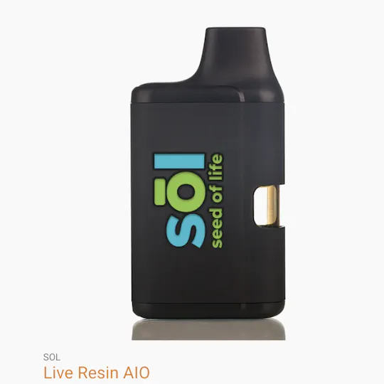 Seed of Life Labs - Seed of Life Labs - Sugar Mintz Live Resin AIO Vape Disposable 1g - 1