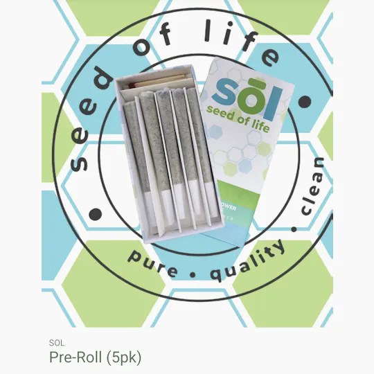 Seed of Life Labs - Seed of Life Labs - Zebra Ztripes Pre-Roll 1g 5pk - 1