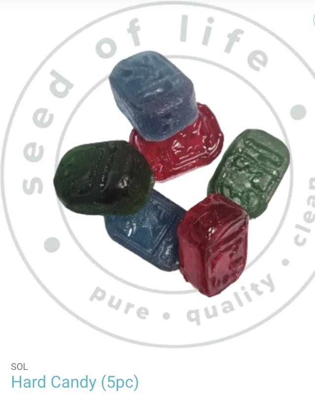 Seed of Life Labs - Seed of Life Labs - Strawberry Hard Candy 100mg 5pk - 1