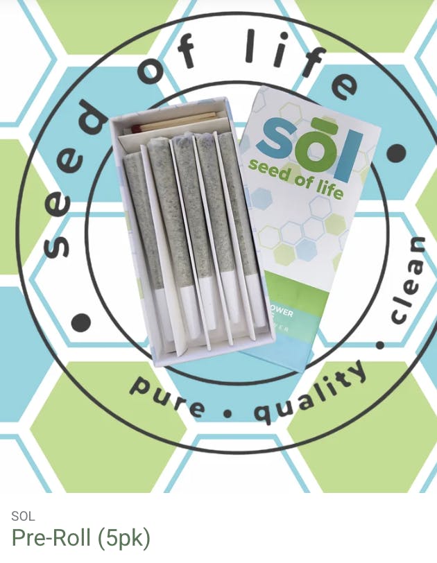 Seed of Life Labs - Seed of Life Labs - Ken's OG Pre-Roll 1g 5pk - 1