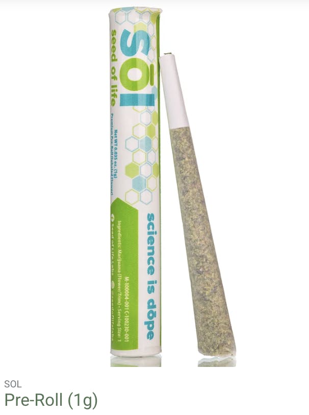 Seed of Life Labs - Seed of Life Labs - Rainbow Belts 3.0 Pre-Roll 1g - 1