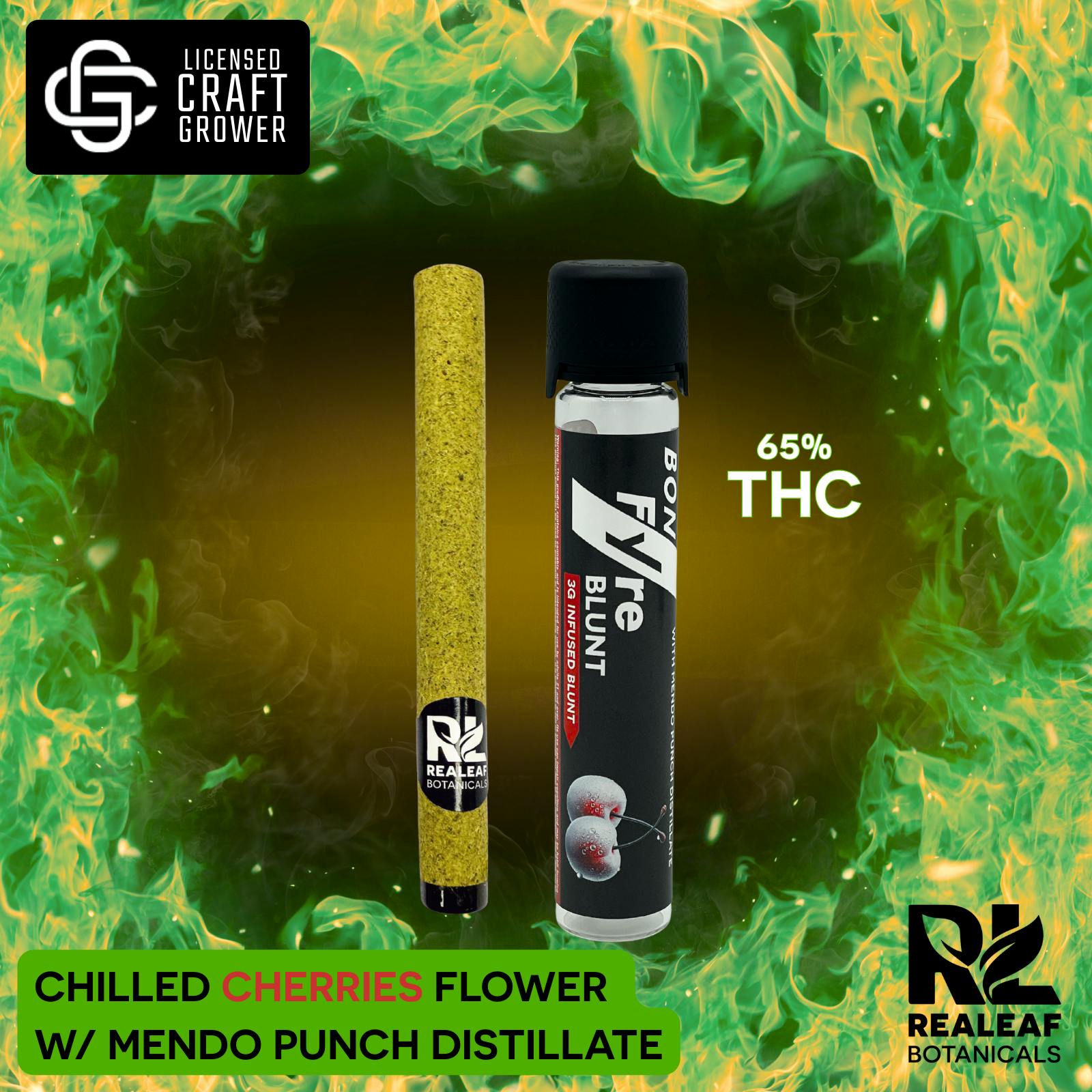 Realeaf Botanicals - Mendo Punch Infused Blunt 3g - 1