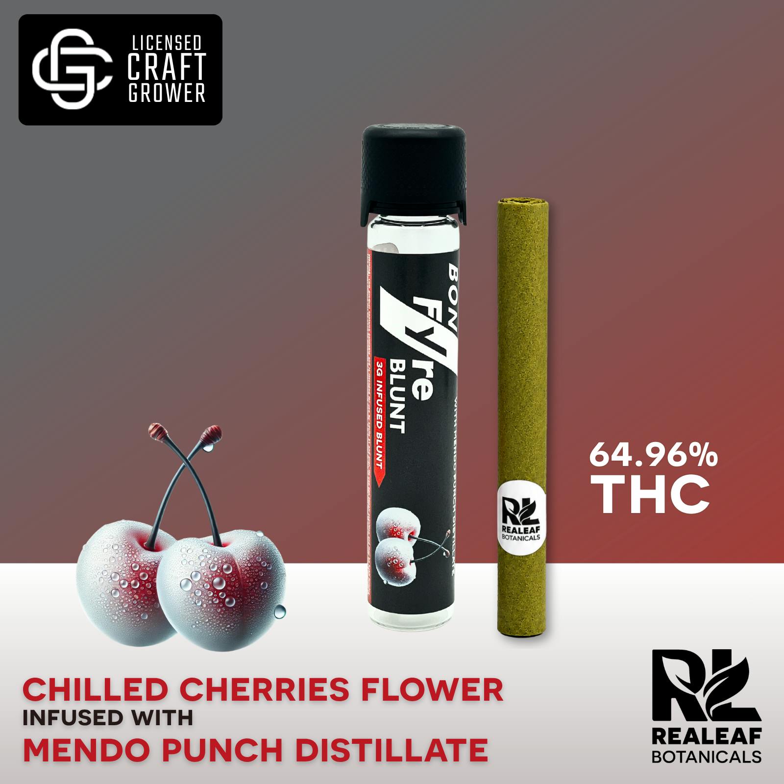 Realeaf Botanicals - Mendo Punch Infused Blunt 3g - 1