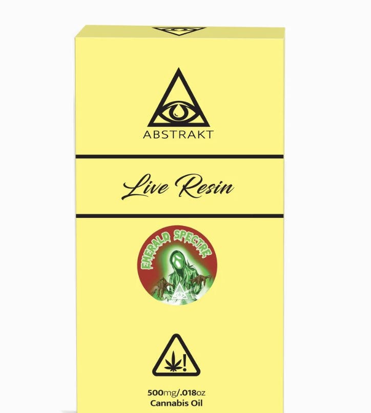 Abstrakt - Abstrakt - Emerald Spectre Live Resin 0.5g Cartridge - 1