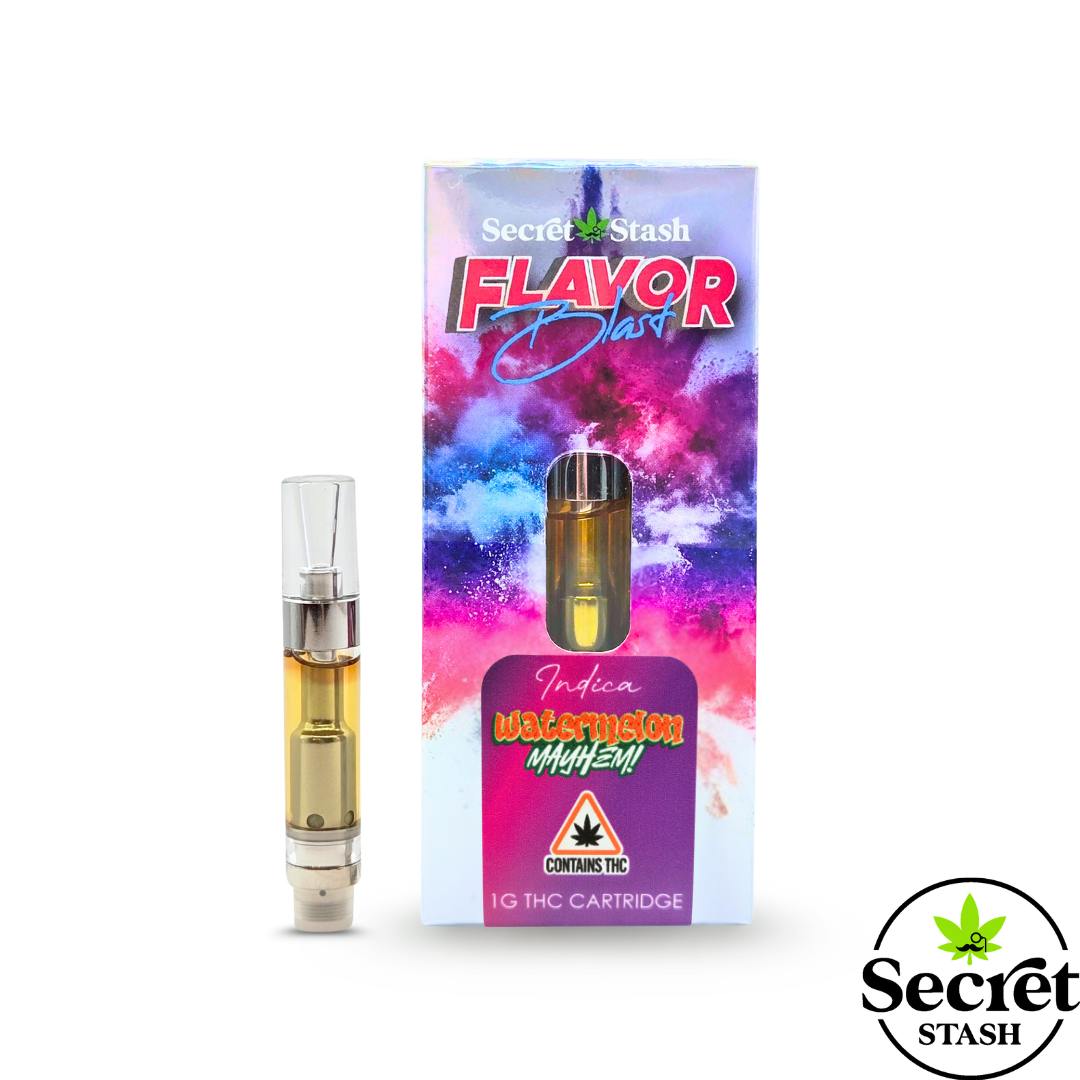 Secret Stash - Secret Stash | Flavor Blast Disty Cart | Watermelon Mayhem | 1g - 1