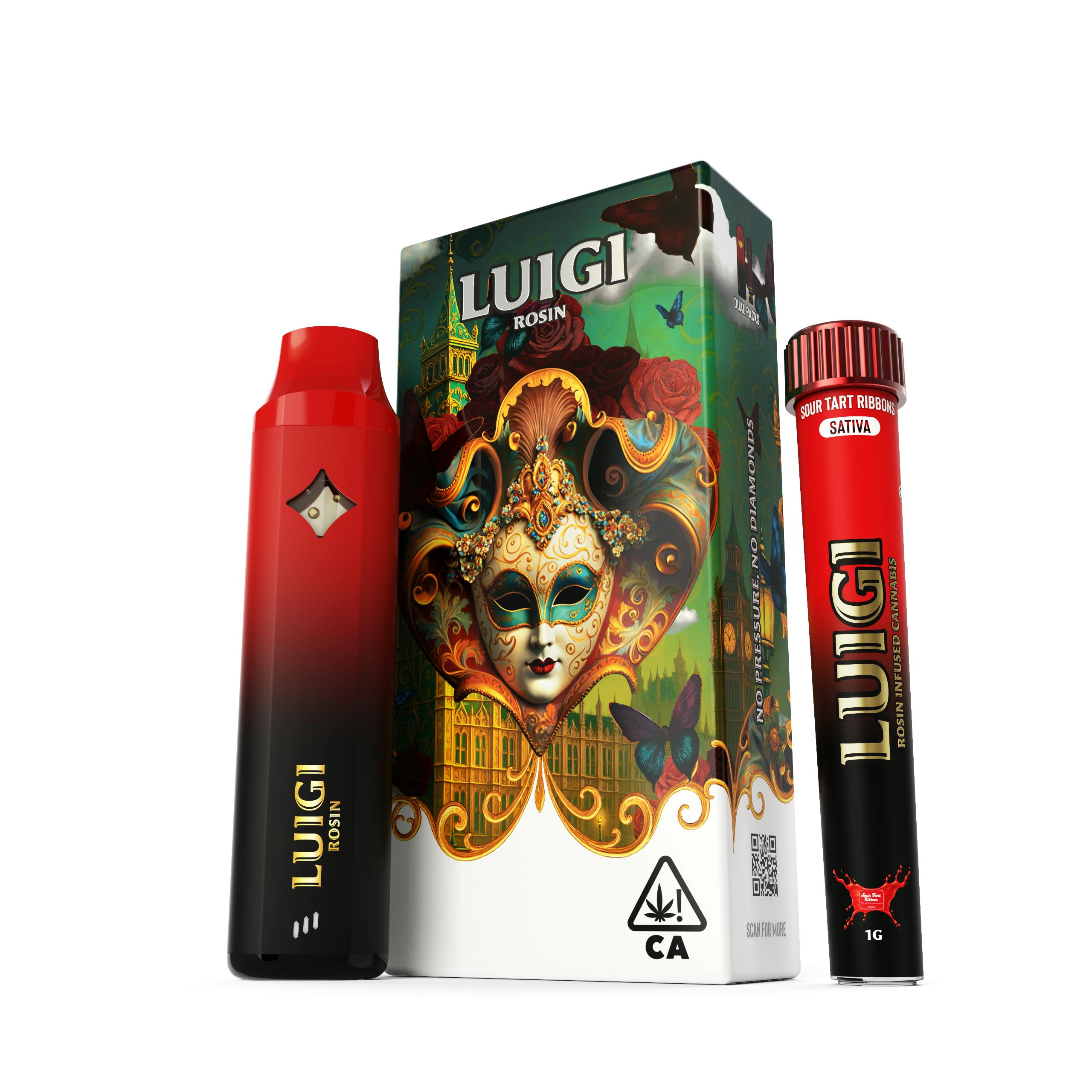Luigi - Sour Tart Ribbons V1 Rosin Dual Pack - 1