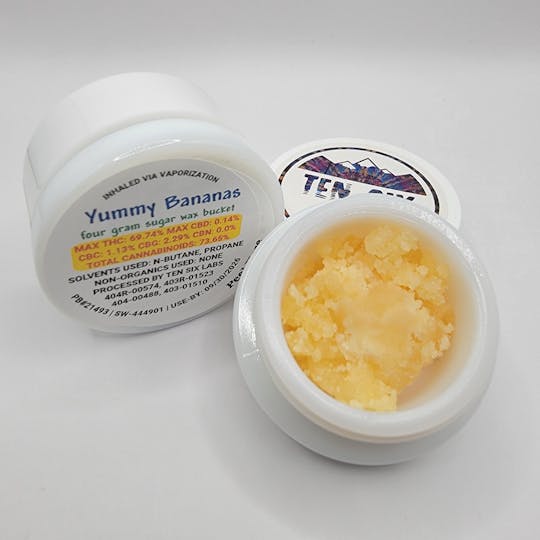 Ten Six Labs - Yummy Bananas - 4g Sugar Wax - 1
