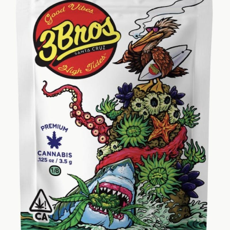 3 Bros Grow - Lemon Zest 3.5g Flower - 1