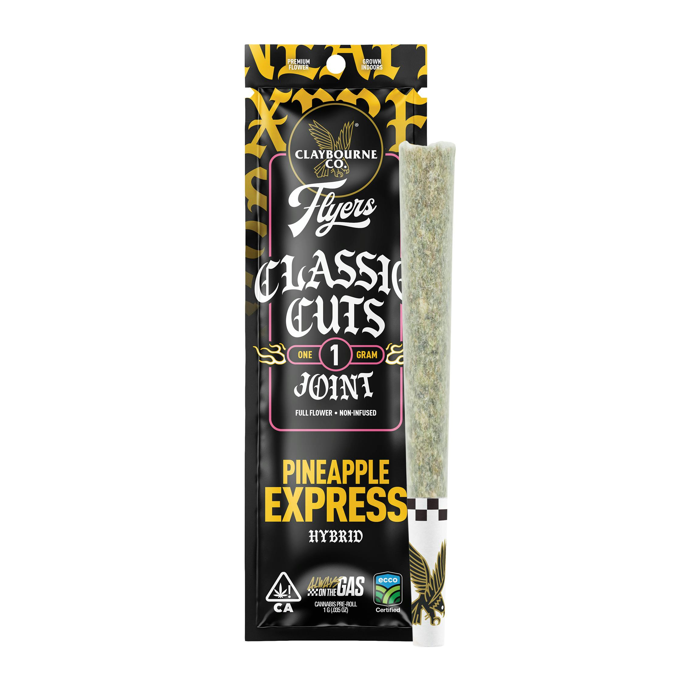 Claybourne Co. - Pineapple Express (1g) - Classic Cuts Flyers - 1