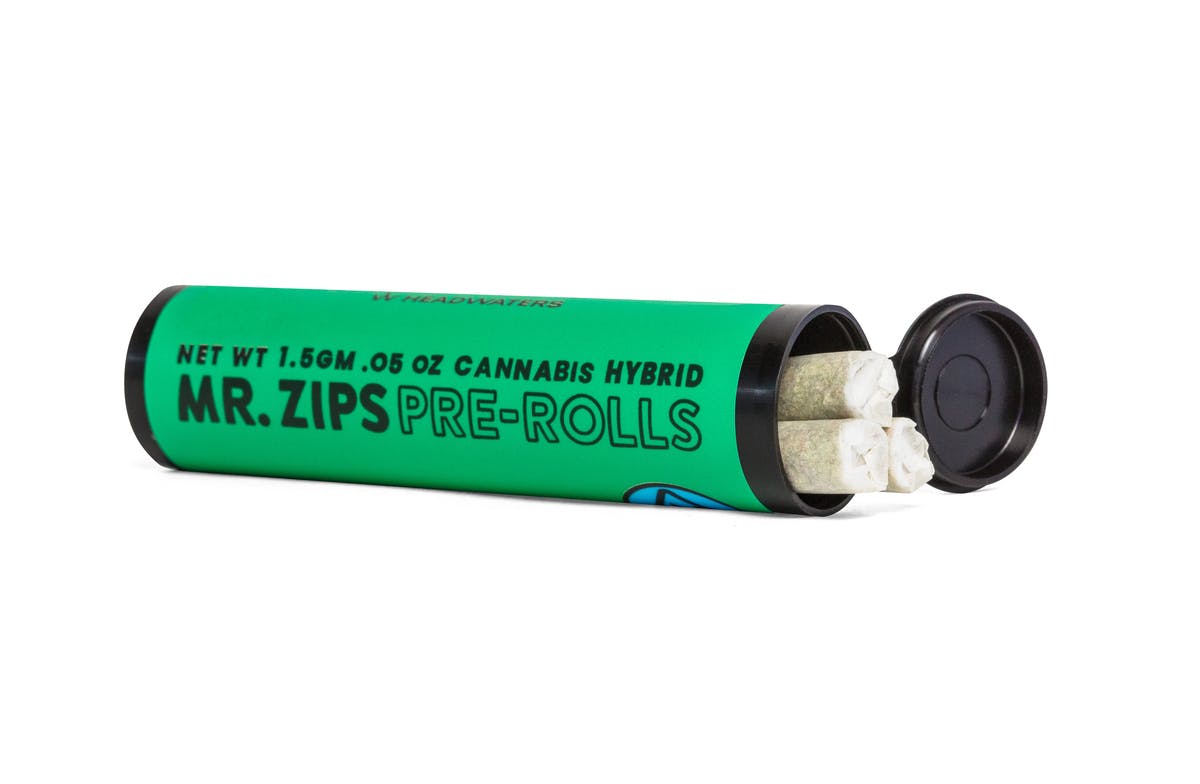 MR. ZIPS - MR. ZIPS | Blue Nerdz | Hybrid | Pre-Roll | 3-Pack 0.5g - 1