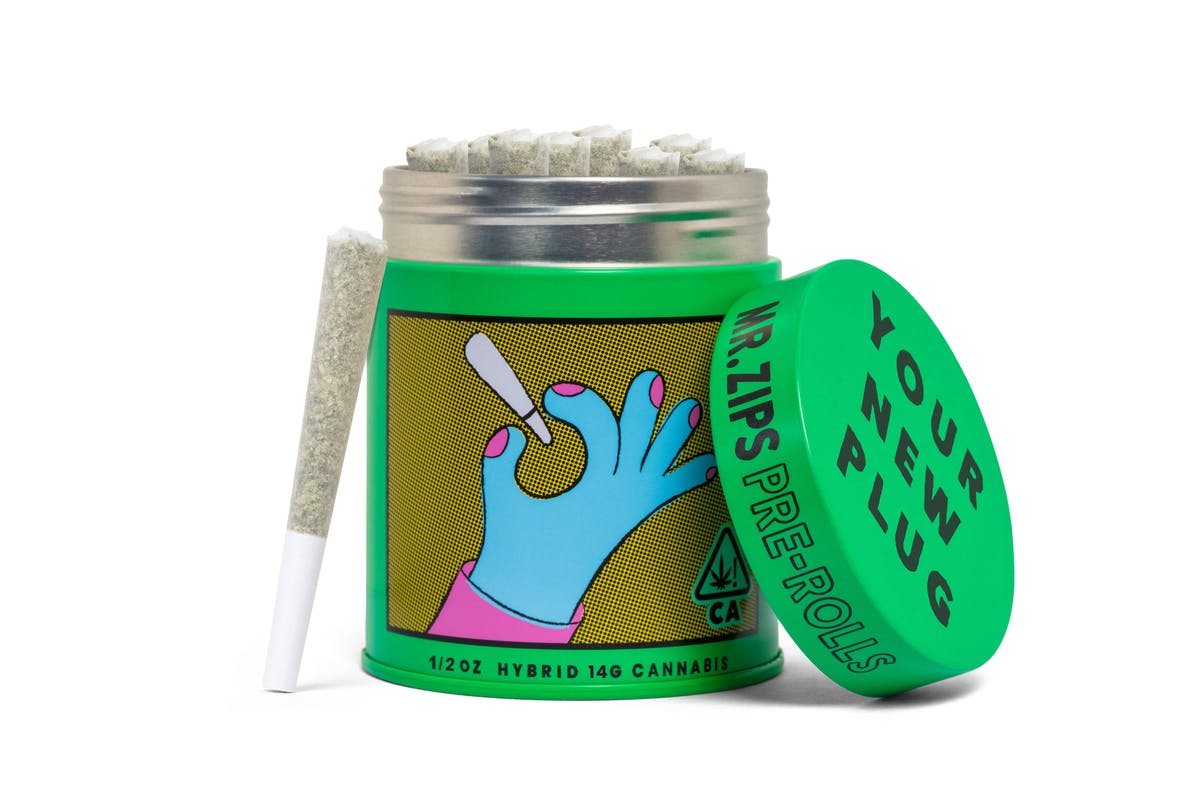 MR. ZIPS - MR. ZIPS | Blue Nerdz | Hybrid | Pre-Roll | 28-Pack 0.5g - 1