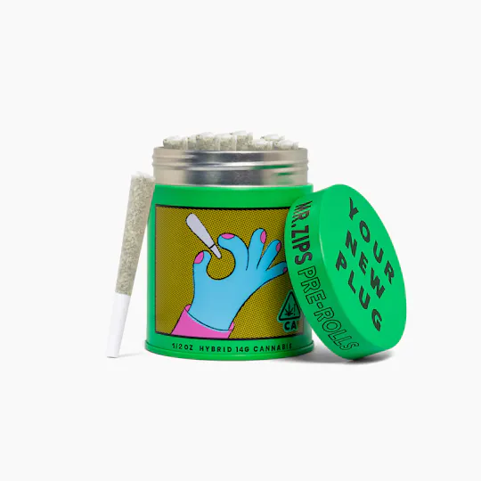 MR. ZIPS - MR. ZIPS | Blue Nerdz | Hybrid | Pre-Roll | 28-Pack 0.5g - 1