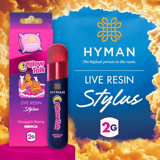 HYMAN - Pillow Talk | 2G LIVE RESIN DISPOSABLE | HYMAN | REC - 1