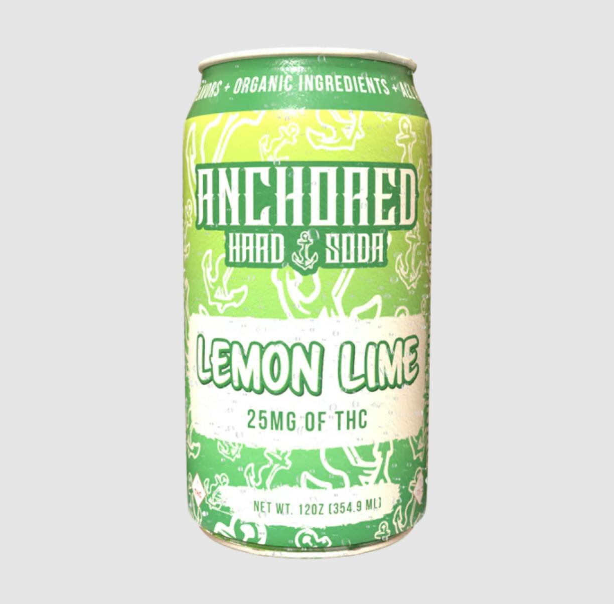 Anchored - Anchored | Lemon Lime Hard Soda | 25mg - 1