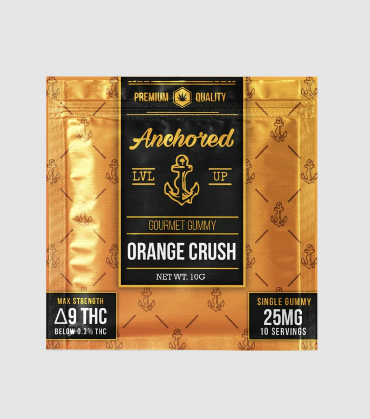Anchored - Anchored | Orange Crush | Single Gummy | 25mg - 1