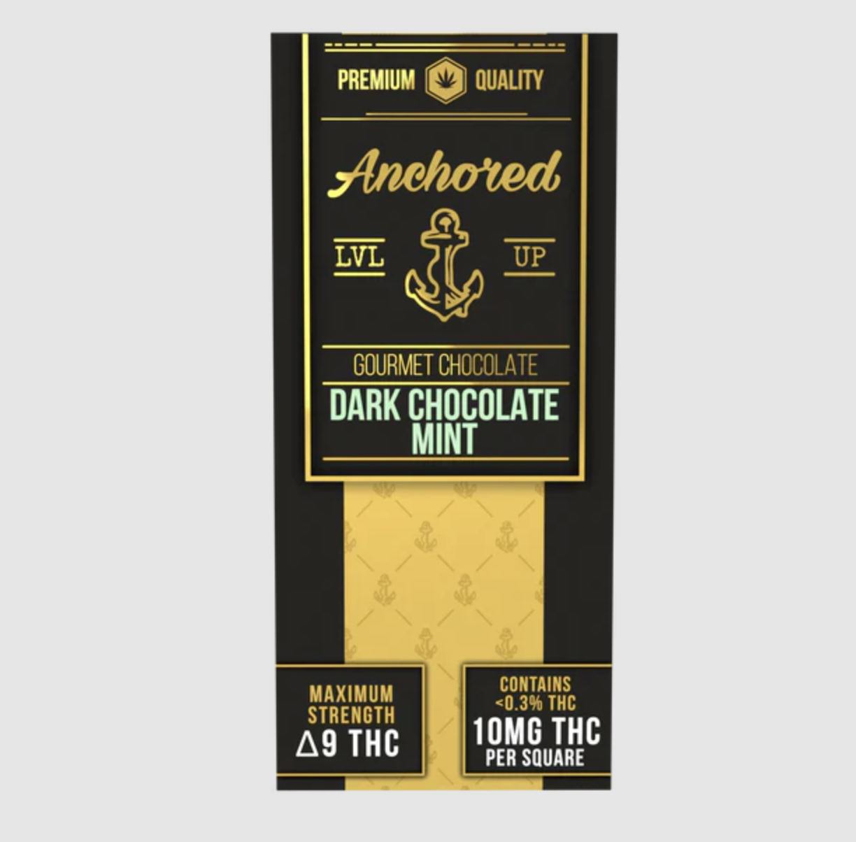 Anchored - Anchored | D9 Gourmet Dark Chocolate Mint | 100mg - 1