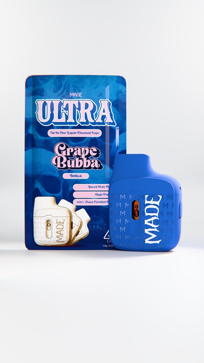 MADE - MADE | ULTRA | Grape Bubba | Disposable | 1g - 1