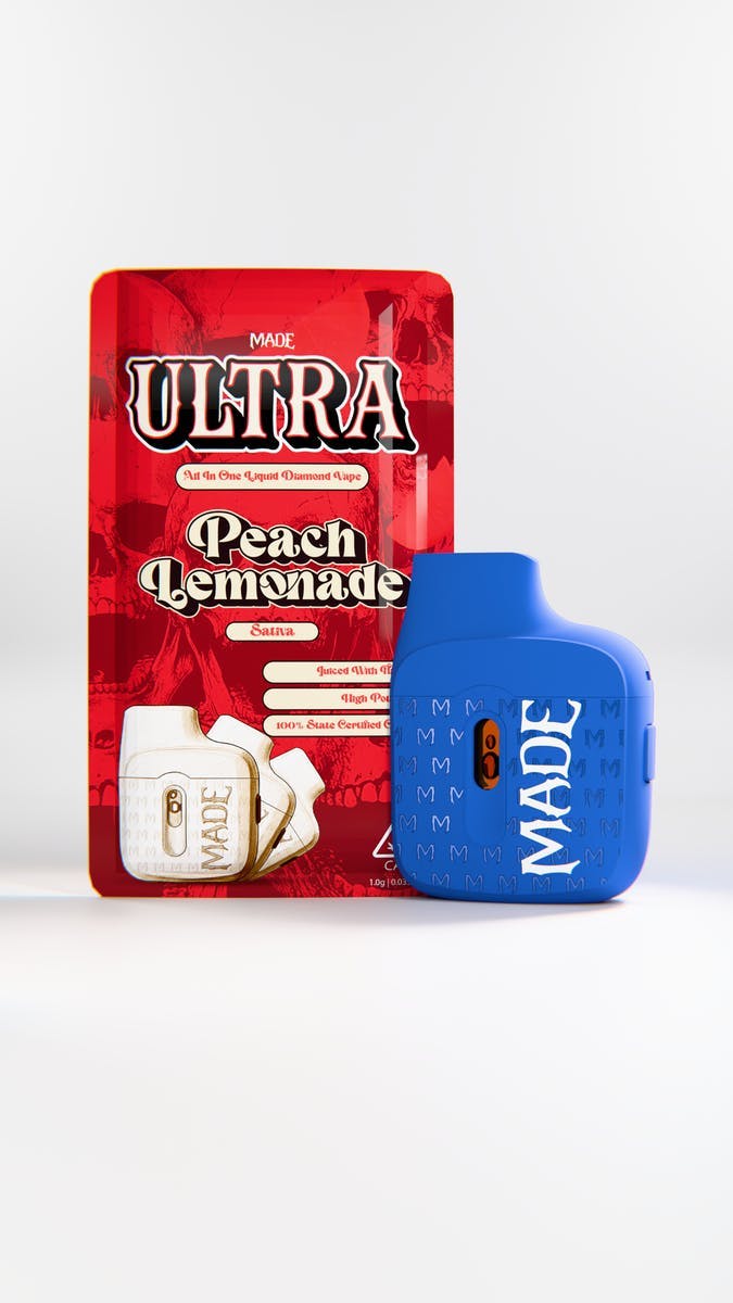 MADE - MADE | ULTRA | Peach Lemonade | Disposable | 1g - 1