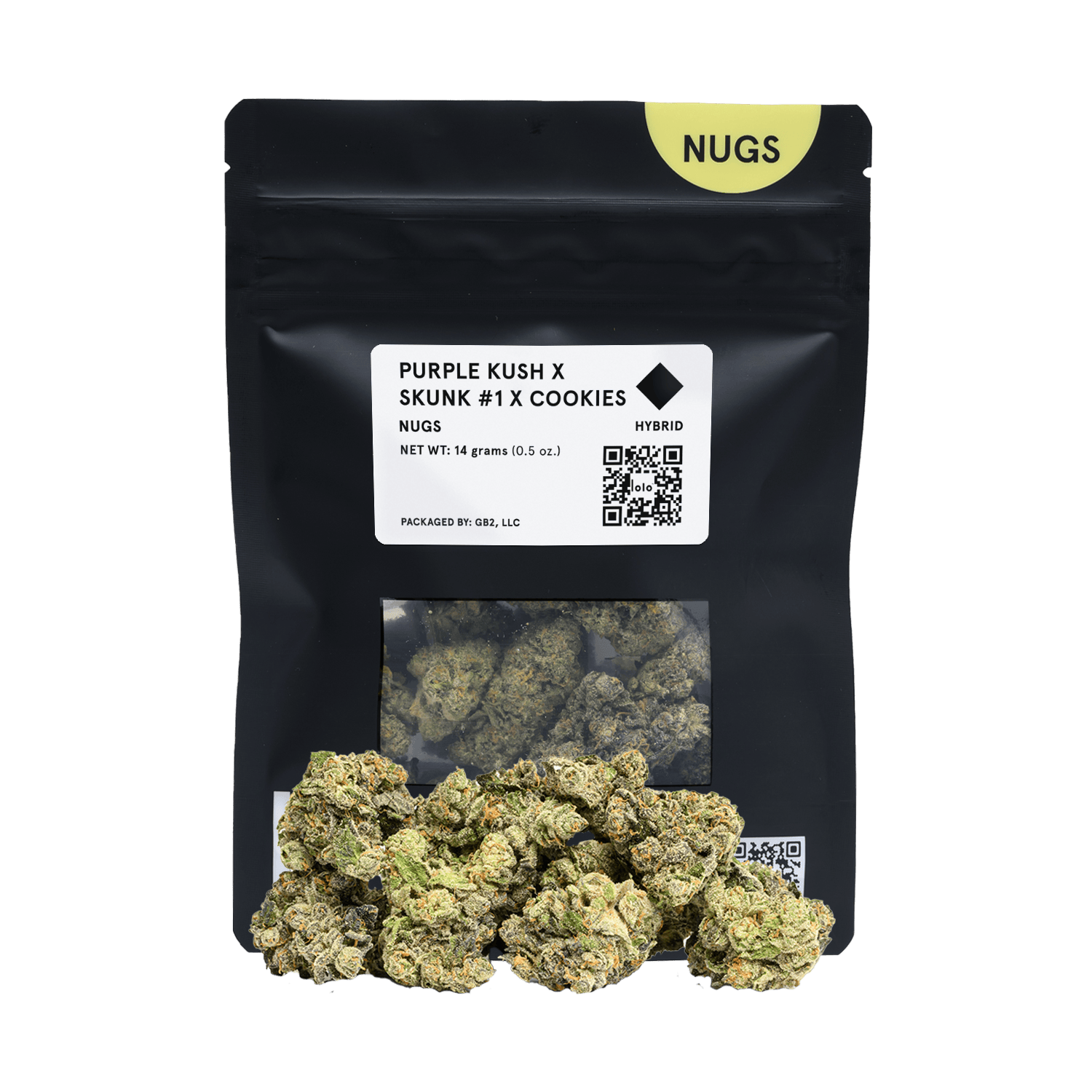 lolo - lolo | Purple Kush + Skunk #1 + Cookies | Indoor Nugs | 14g - 1