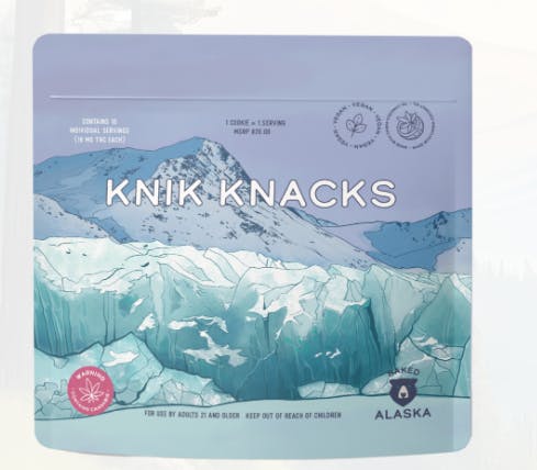 Baked Alaska - Knik Knacks Cookies 10mg -10pk - 1