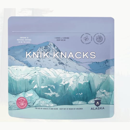 Baked Alaska - Knik Knacks Cookies 10mg -10pk - 1