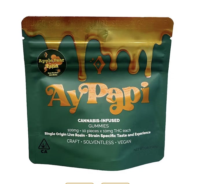AyPapi - AyPapi - Apple Pear Tajin Live Rosin Gummies 100mg 10pk - 1