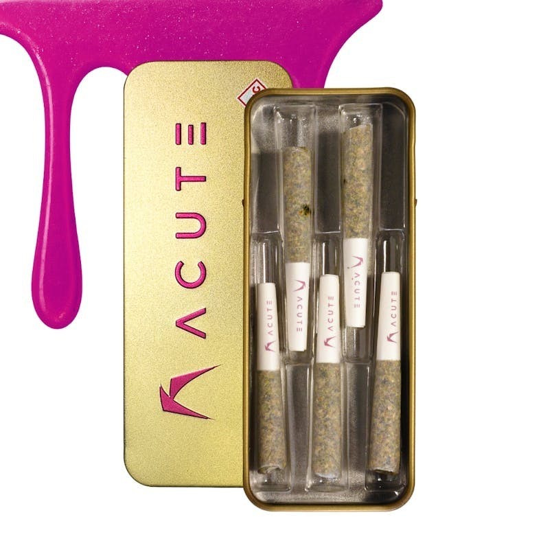 Acute - Acute | Blue Raspberry | 5pk Juiced Pre-Rolls (2.5g total) - 1