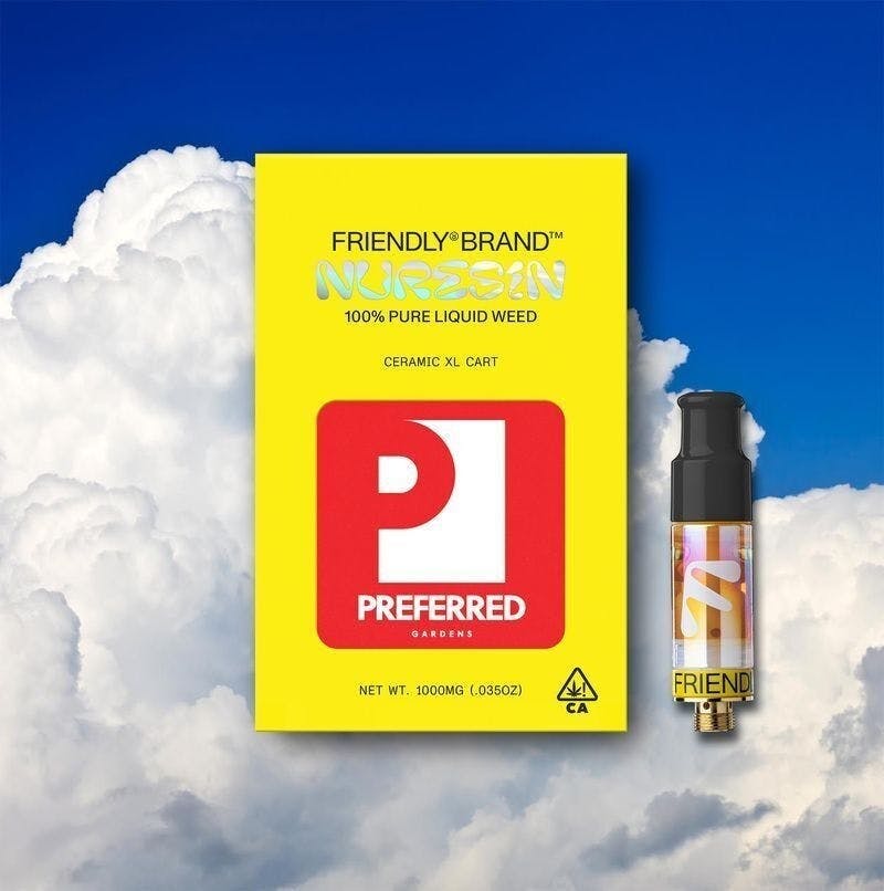 Friendly Brand - Friendly x Preferred | Red Paint | Cured Nuresin Cartridge | 1g - 1