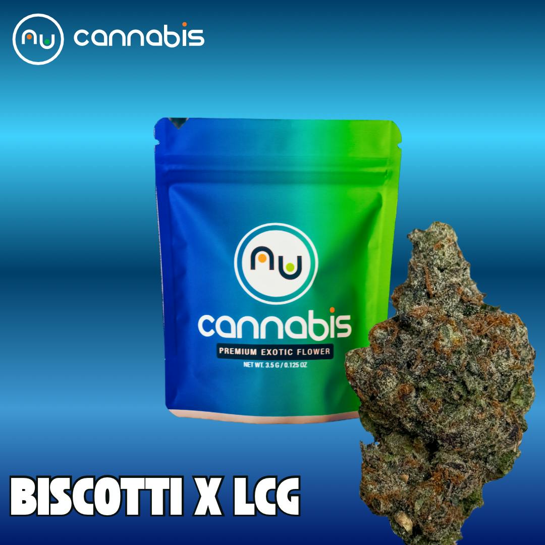 Nu Cannabis Brand - NuCannabis - Biscotti x LCG 14g - INDOOR PREMIUM FLOWER - 1