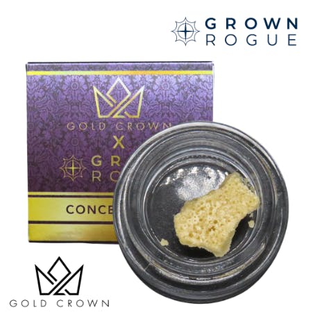Gold Crown - Gold Crown x Grown Rogue | Crumble 1g | Rainbow Runtz - 1