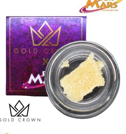 Gold Crown - Gold Crown x Pur Mars | Crumble 1g | Georgia Pie - 1