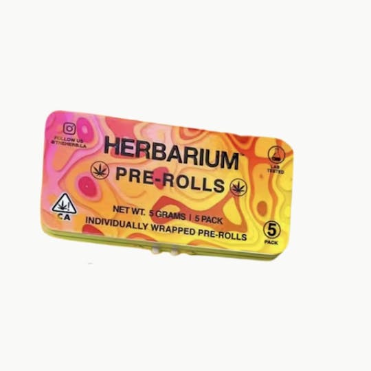 Herbarium - Herbarium | Animal Sorbet .3G Pre-Roll (5 Pack) | Preroll | 0.3g - 1