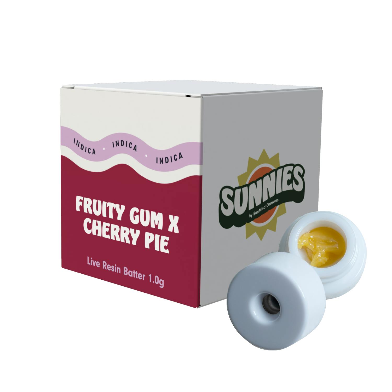 SunMed Growers - Fruity Gum x Cherry Pie Live Resin Batter 1.0g - 1
