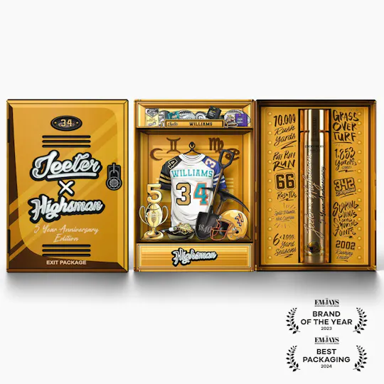 Jeeter - Jeeter x Ricky Williams | Game Day - Sticky Ricky | XL Infused Joint | 2g - 1