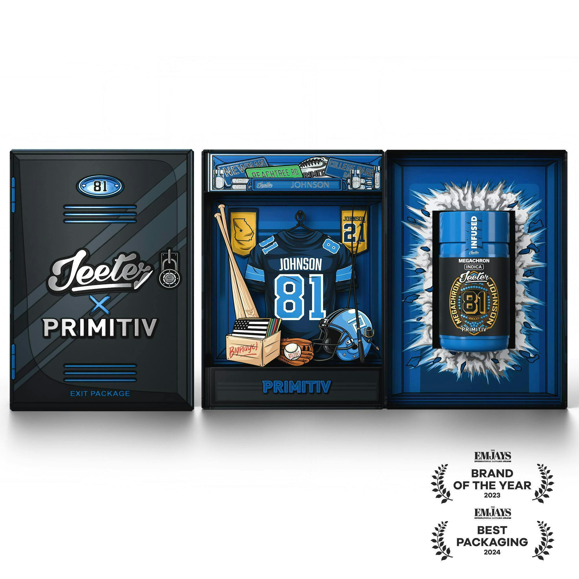 Jeeter - Jeeter x Calvin Johnson | Big Game - Megachron | Infused Minis | 5pk - 1