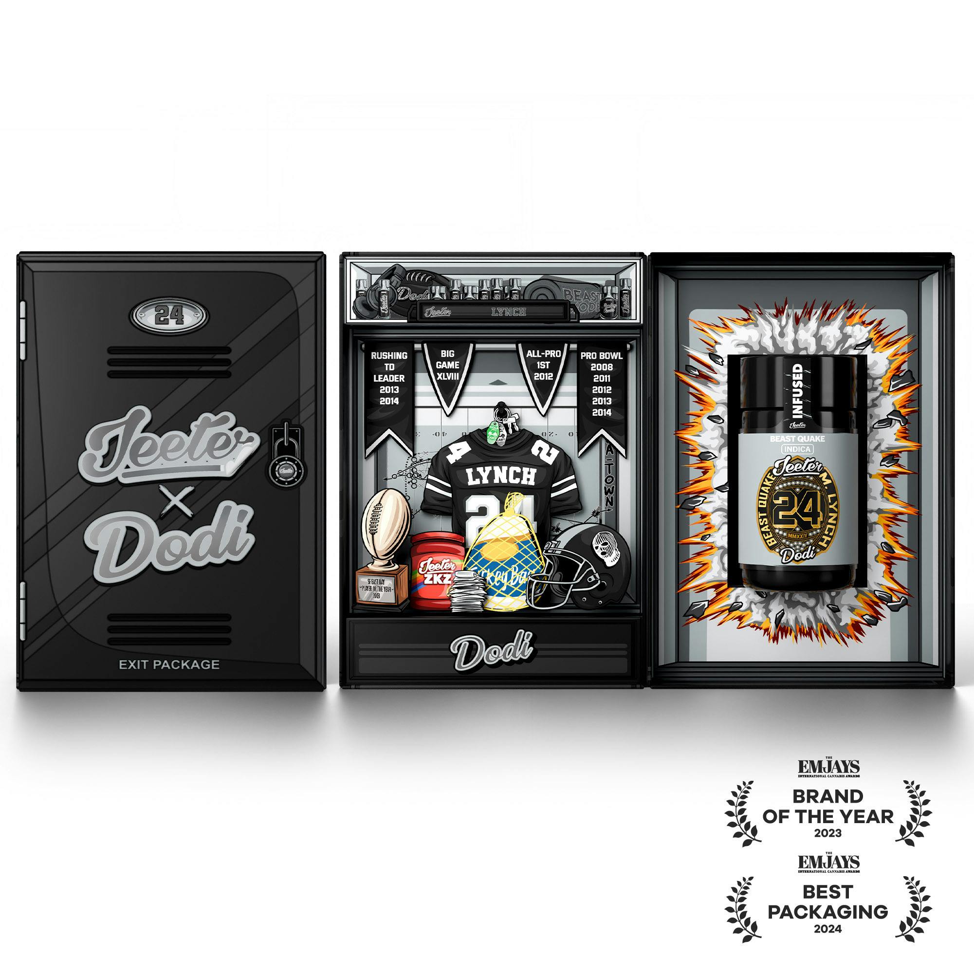 Jeeter - Jeeter x Marshawn Lynch - Game Day Legacy Pack - Beast Quake - 1