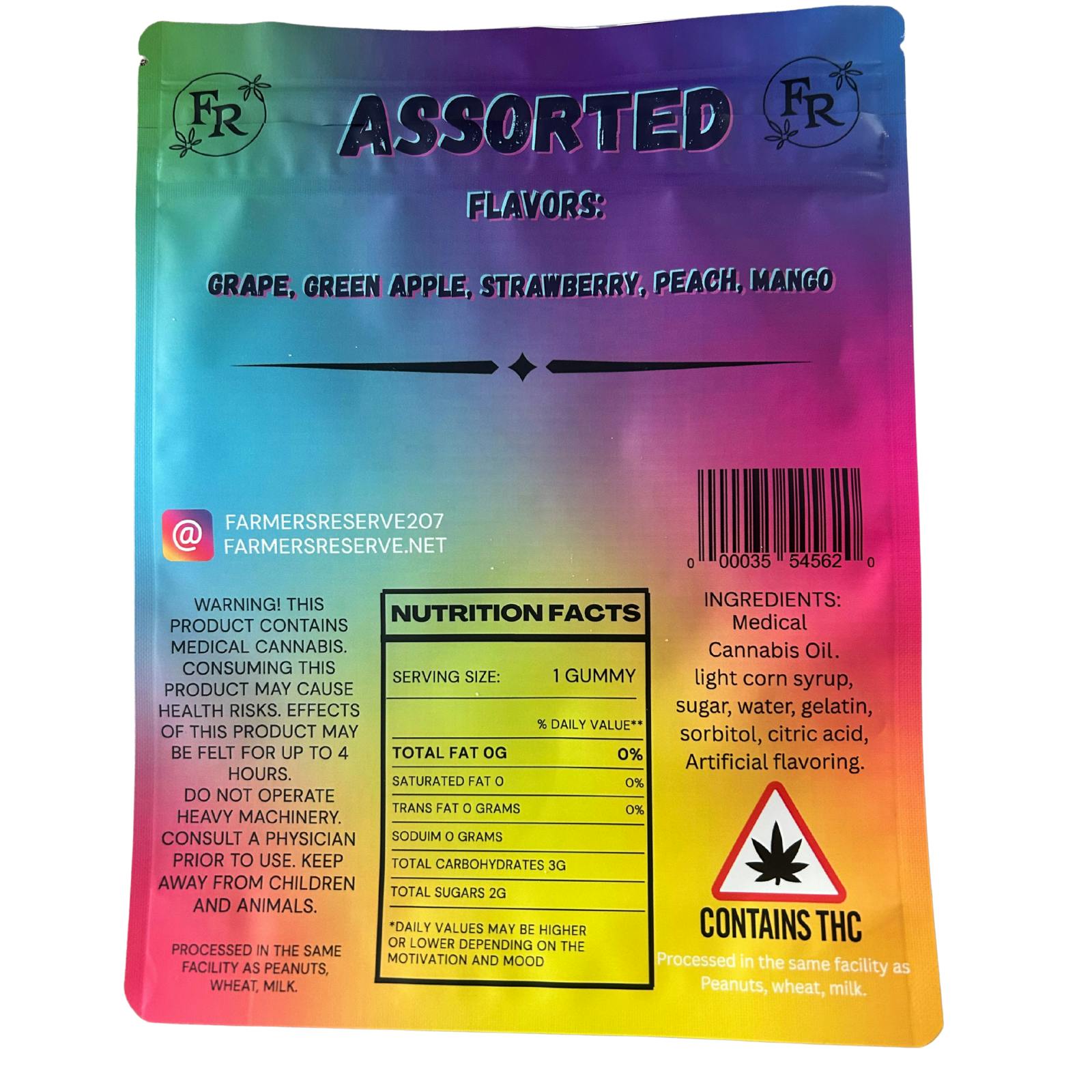 Farmers Reserve - Assorted 2500MG THC Gummies - 1