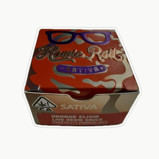 Howie Roll - Howie Roll - Orange Elixir 1g Live Resin Sause - 1