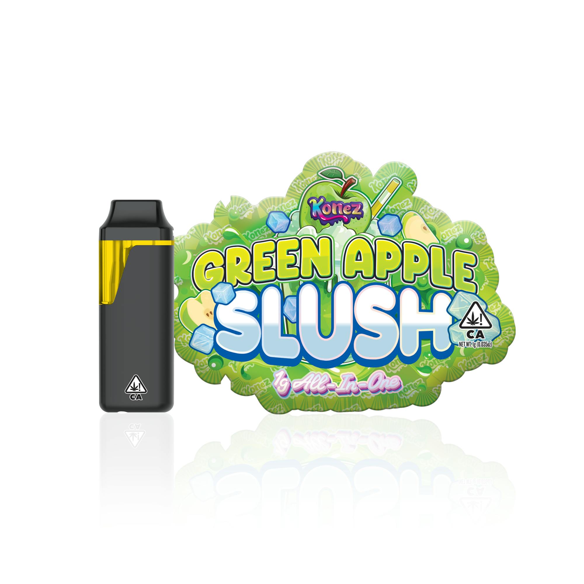 Konez - Green Apple Slush - AIO Vape - 1 g - 1