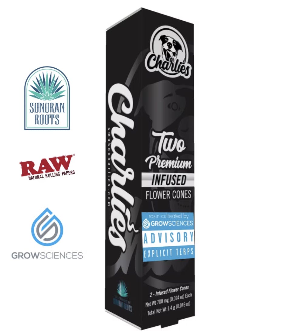 Charlies - Charlies - Curacao x Tropical Cherry Rosin Infused Pre-Roll 1.4g 2pk - 1