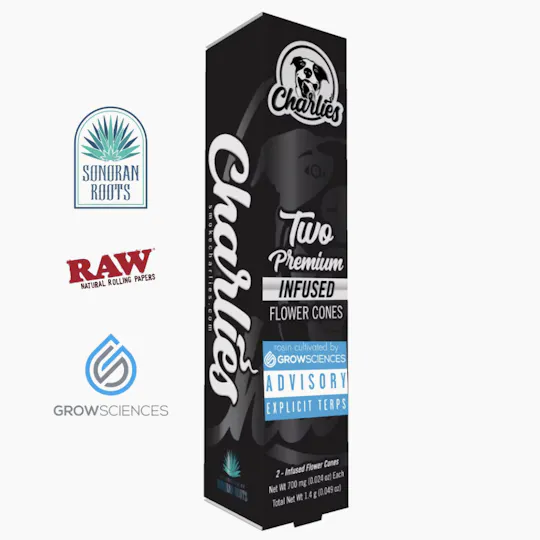 Charlies - Charlies - Sonoran Sherb x Dulce De Fresa Rosin Infused Pre-Roll 1.4g 2pk - 1