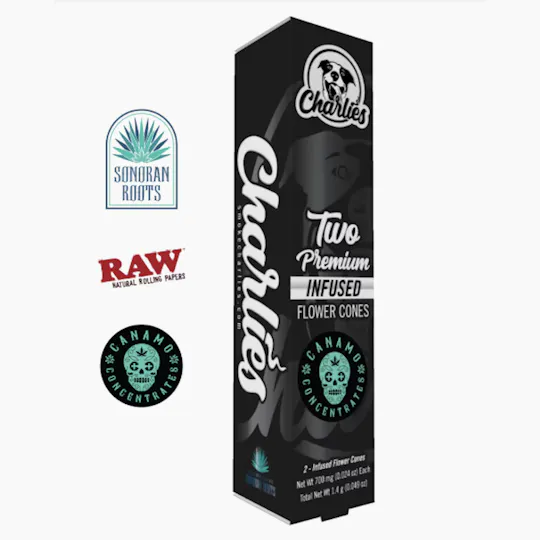 Charlies - Charlies - Kush Mints x Ice Cream Cake Resin Infused Pre-Roll 1.4g 2pk - 1